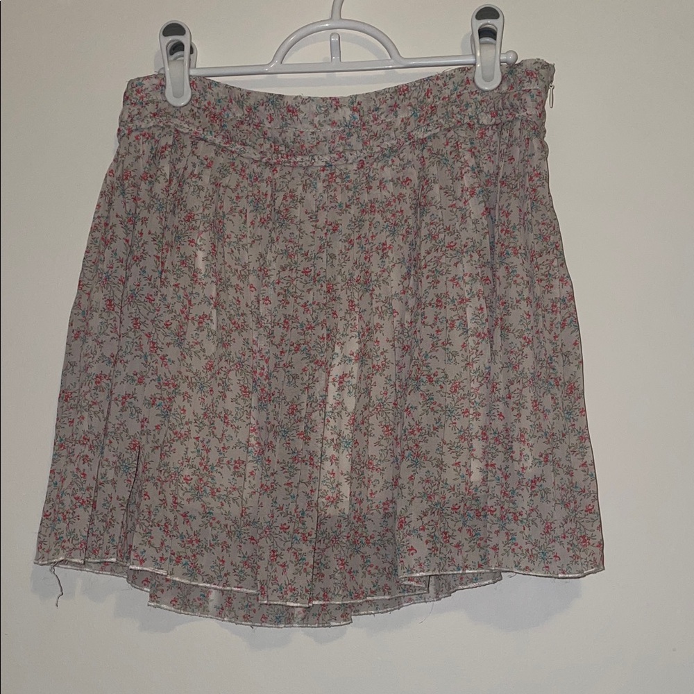 Elegant Floral Skater Skirt